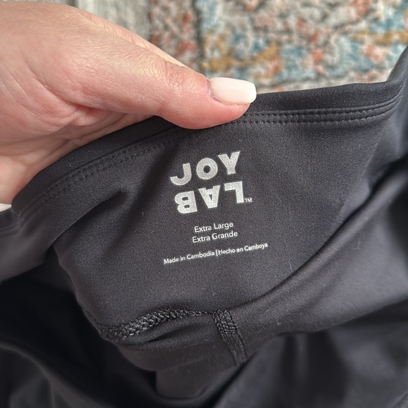 NEW- JoyLab Ruffle Black Athletic Skirt/Skort - Picture 8 of 13